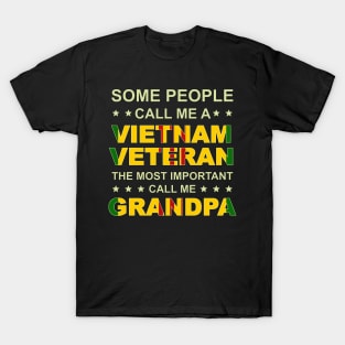 Vietnam Vet Grandpa T-Shirt